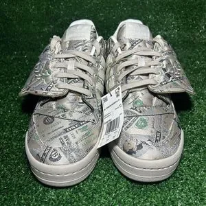 Adidas x Jeremy Scott Forum 84 Low Wings Money Men’s Size 11 GX6393 Jeremy Scott Adidas Forum 84 Low Wings Money GX6393  main image 4